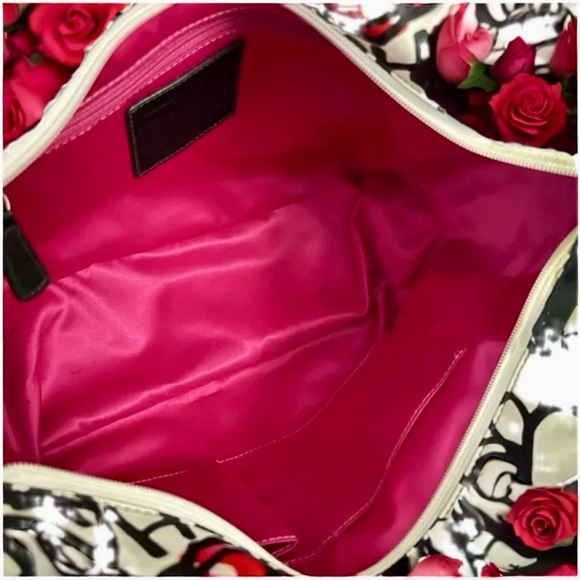 COACH Poppy Kyra Floral Graffiti Tote - Picture 7 of 10